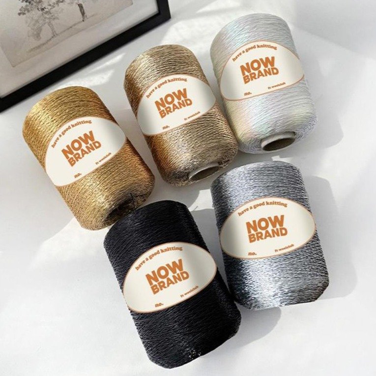 울클럽 NOW BRAND 메탈릭얀 뜨개실 250g, 102 오로라, 1개 상세 이미지 1