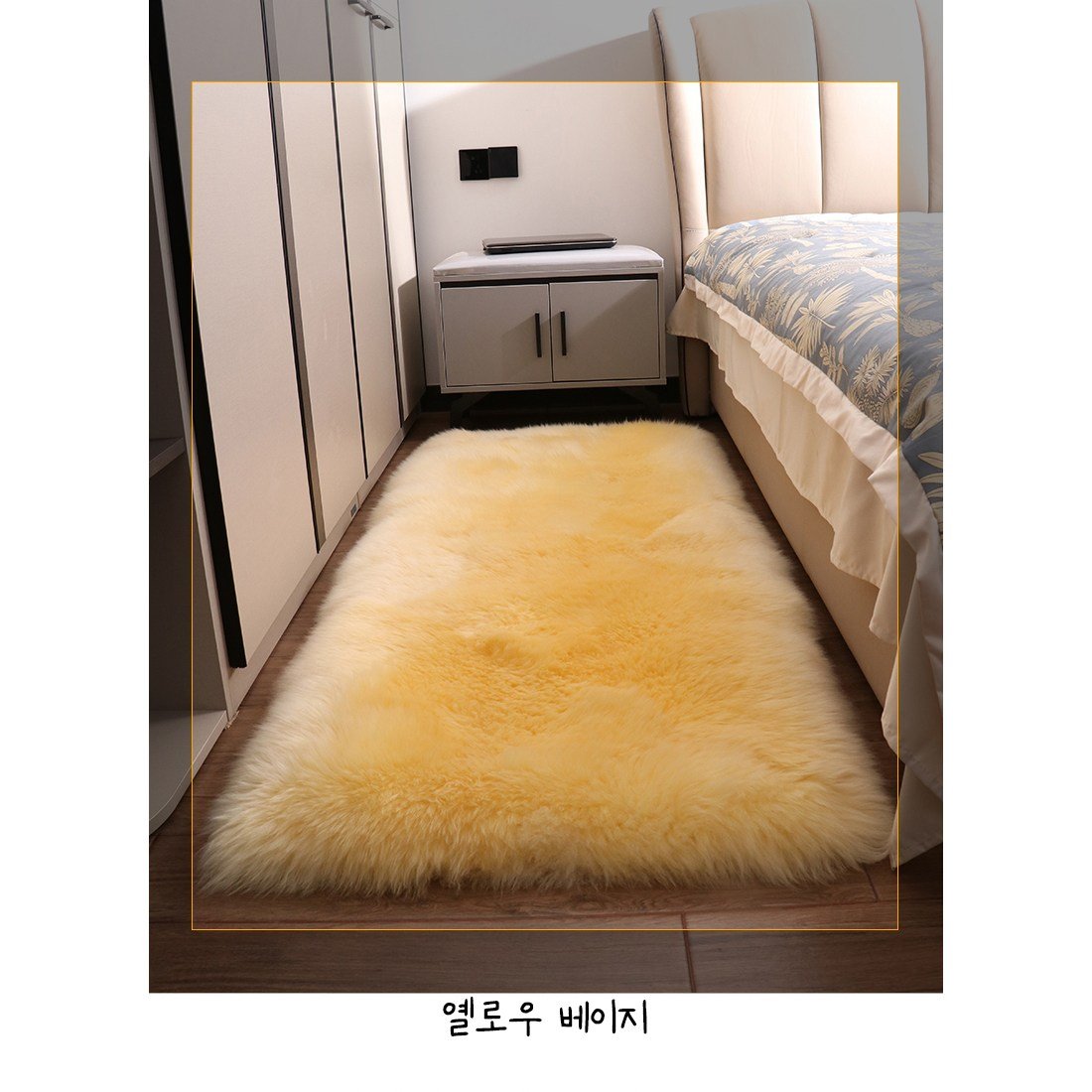 따뜻한 호주/뉴질랜드 천연 양모 양털 다용도 보조 방석 러그 카페트 상세 이미지 2