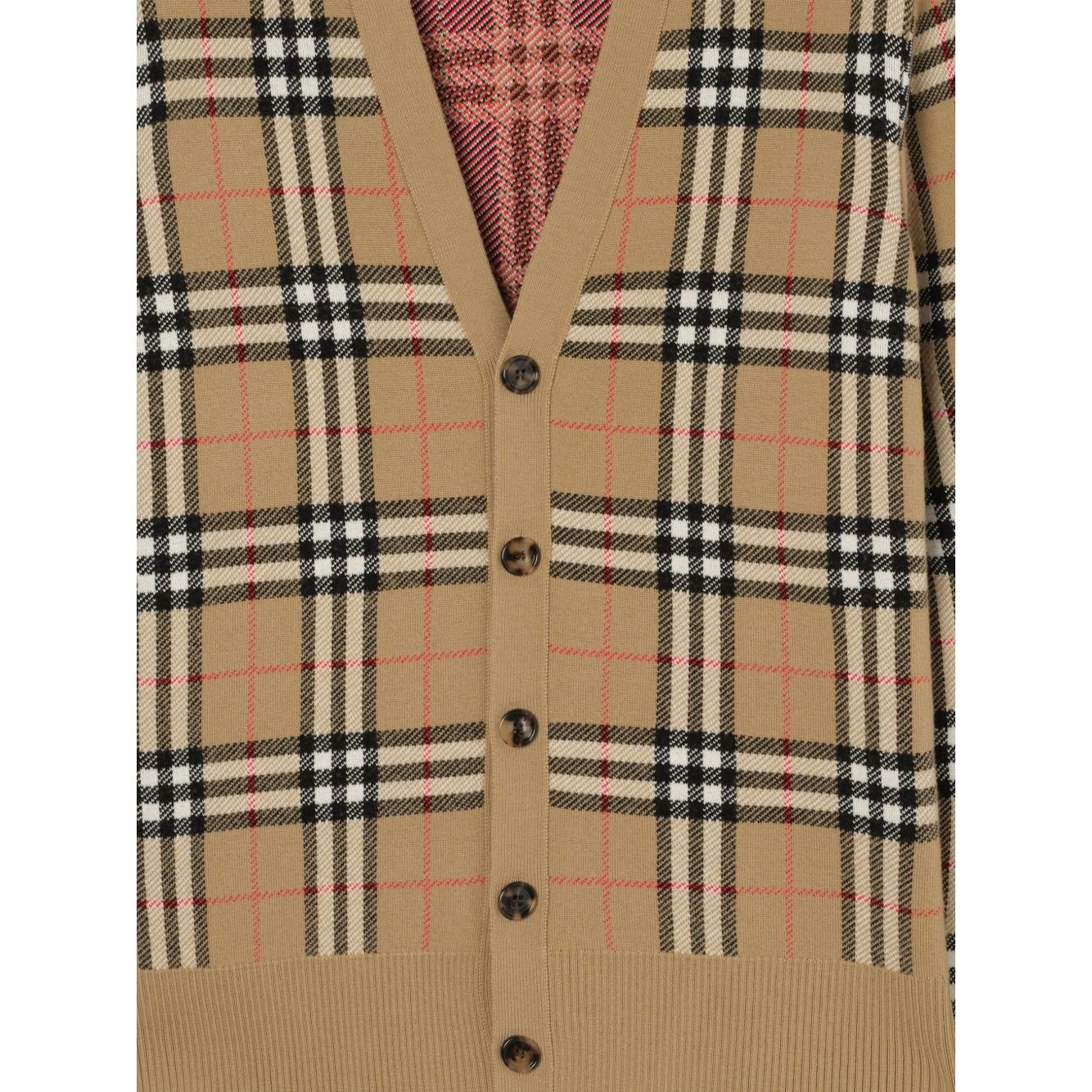 무료배송Burberry버버리 체크 버튼 가디건 상세 이미지 2