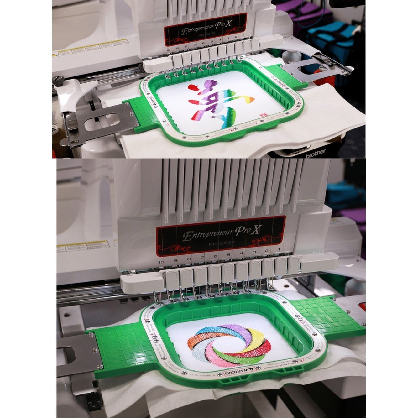 Brother PR650 PR650C PR650E PR650EC 자수 기계 자기 Hoopmaster 마이티 프레임 후프, Brother PR650C, 3in1 Hoop Set, 1개 상세 이미지 1
