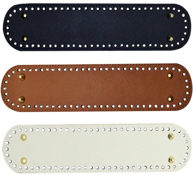 가방 밑판 뜨개 가방바닥 가죽바닥 받침 30x10cm 오너킹부자재, 1개, 브라운할인