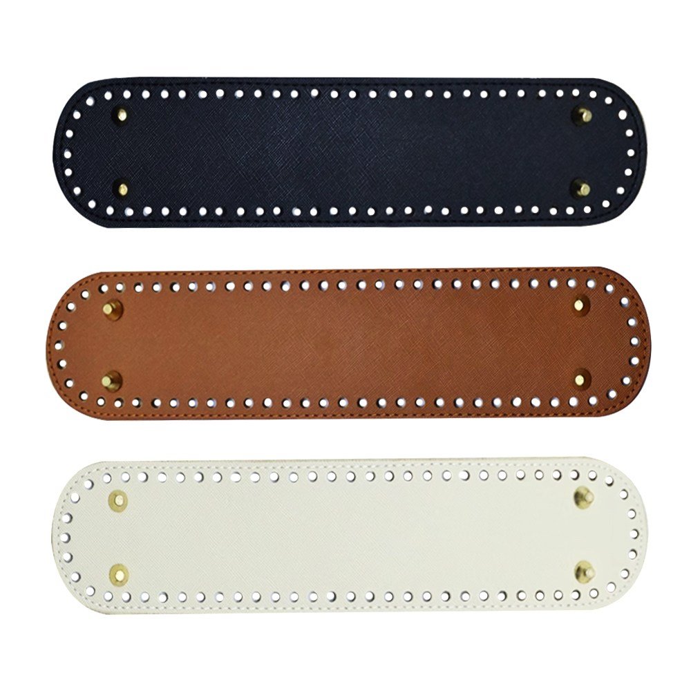 가방 밑판 뜨개 가방바닥 가죽바닥 받침 30x10cm 오너킹부자재, 1개, 브라운할인 상세 이미지 1
