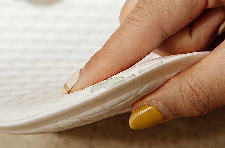데코뷰 컴포트 올리브리프 양면쿠션 주방매트, 베이지 + 올리브그린 + 퍼플 + 브라운 + 베이지, 1개 상세 이미지 2