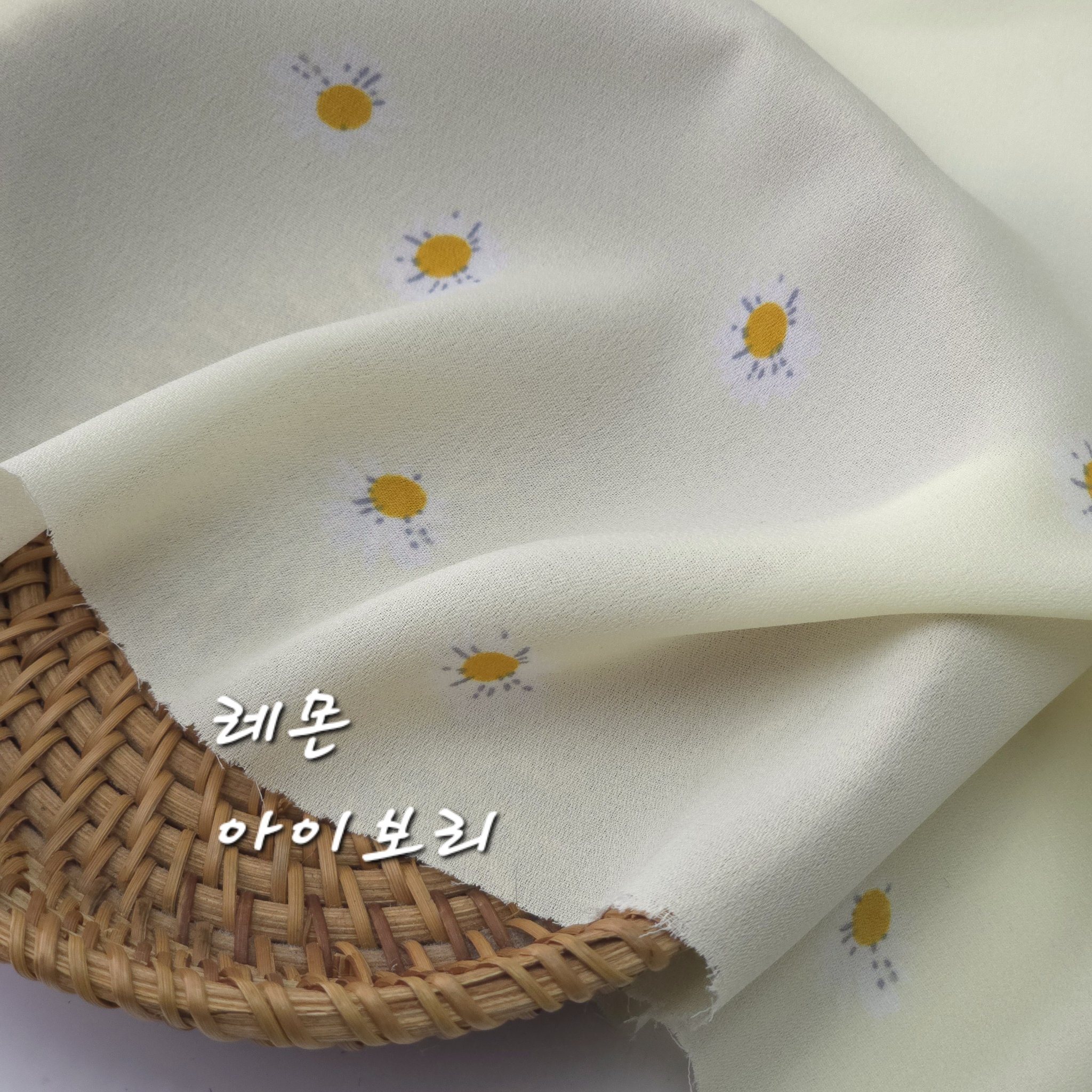 폴리 소프트도비 차르르한 플라워나염 포유2종 천원단, 블랙, 1개 상세 이미지 1