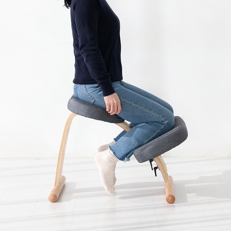 바론 자세교정 바른자세 척추교정 무릎의자, 차콜그레이7982.5686할인 상세 이미지 1