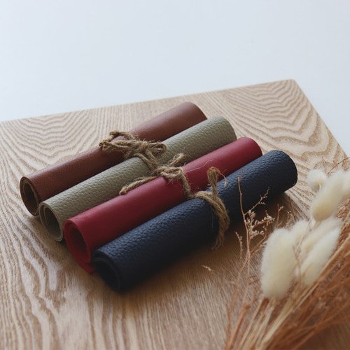 레더랑 천연소가죽 사각 자투리 가죽 15x15cm 랜덤 10장 가죽공예 연습용가죽 상세 이미지 1