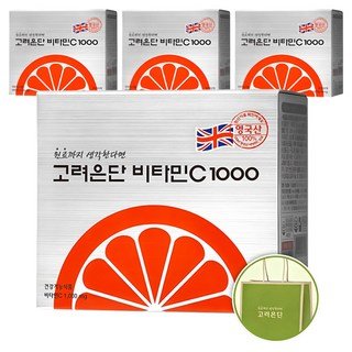 고려은단 비타민C 1000 + 쇼핑백, 180정, 4개쿠폰할인
