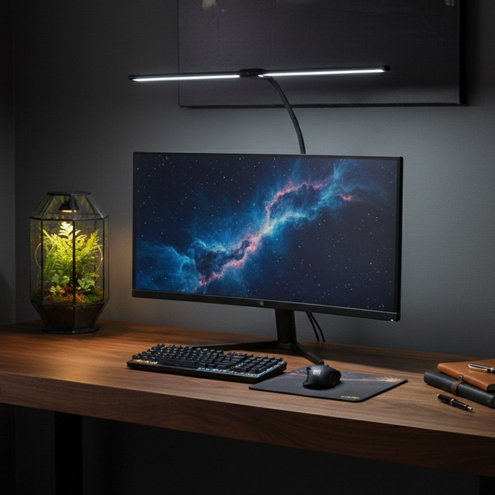 디프 듀얼 와이드 시력보호 LED 스탠드, 블랙쿠폰할인 상세 이미지 2