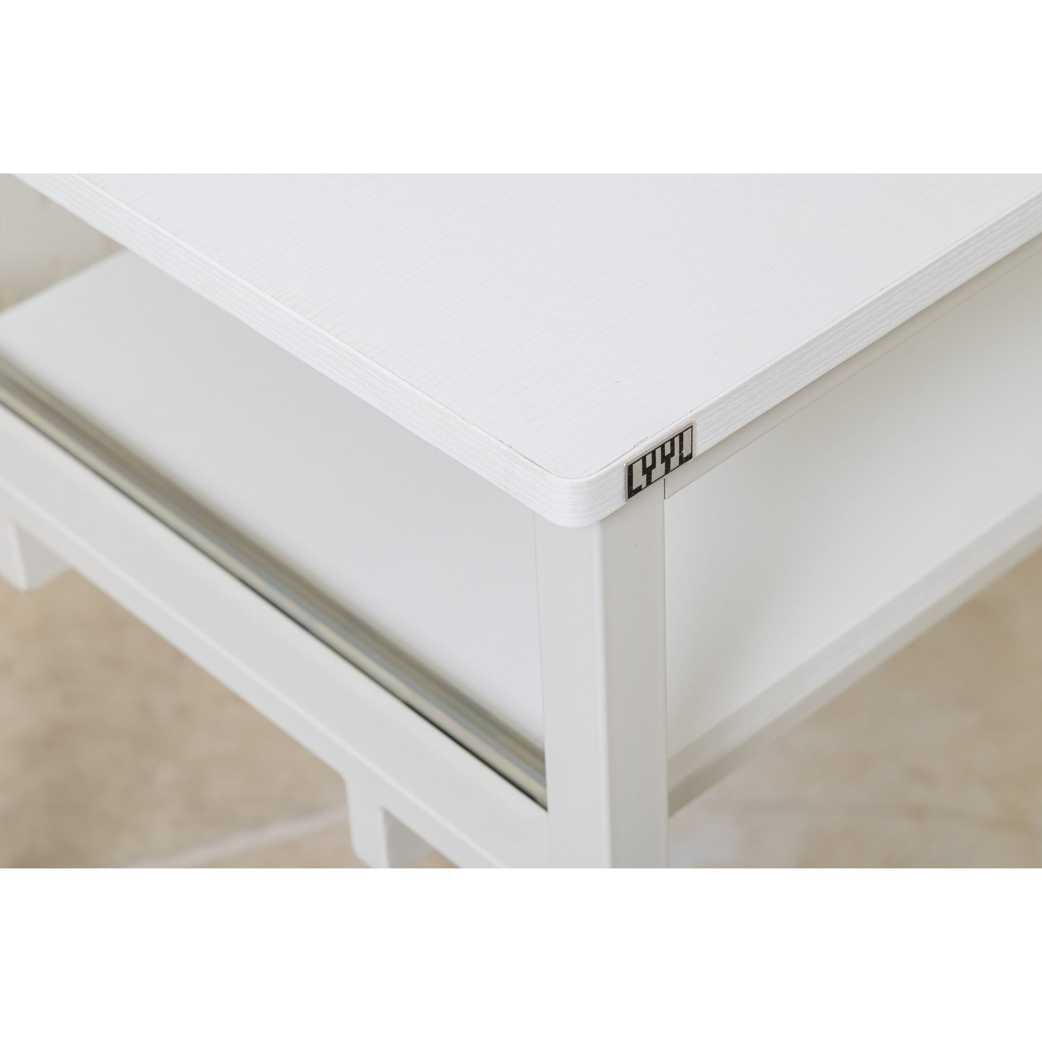 LYYL 미디책상 건반 책상 미디 데스크 MD88, 비수도권, 화이트 상세 이미지 2