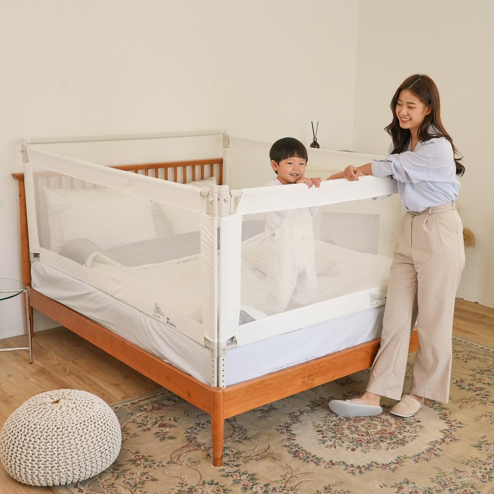 BBZ 11종 침대가드 낙상방지 유아 안전가드 (KC인증), V3침대가드-60그레이 상세 이미지 1